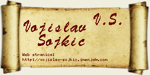 Vojislav Sojkić vizit kartica
